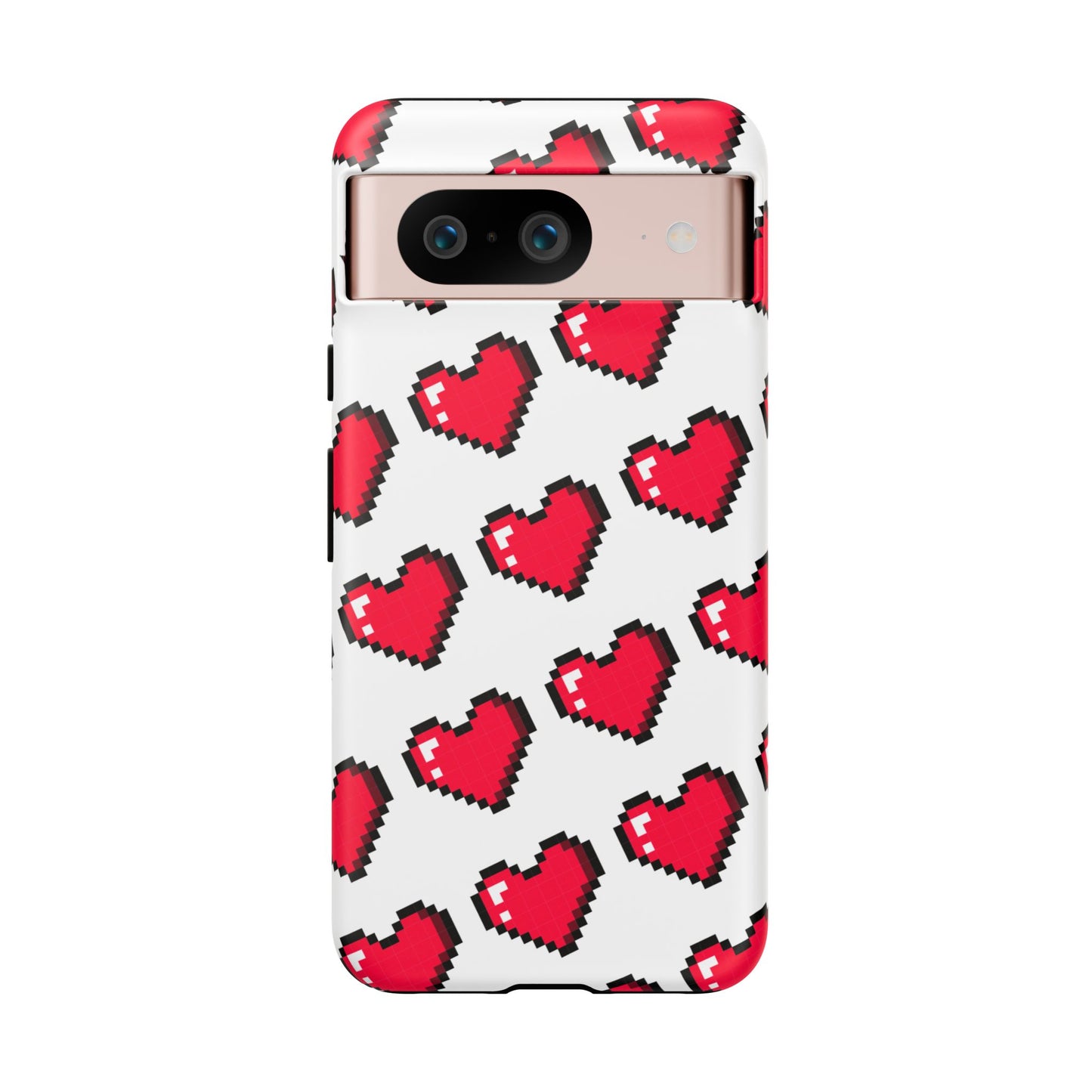 Pixel Heart Tough Phone Case