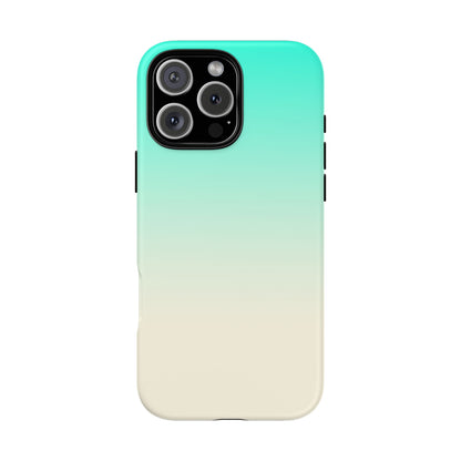 Aqua Cream Gradient Tough Phone Case