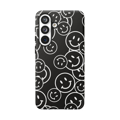 Happy Face Pattern Tough Phone Case
