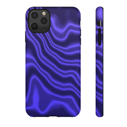 Neon Purple Flow Tough Phone Case