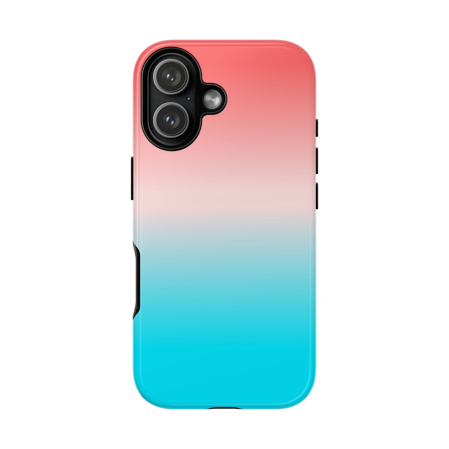 Pink Aqua Gradient Tough Phone Case