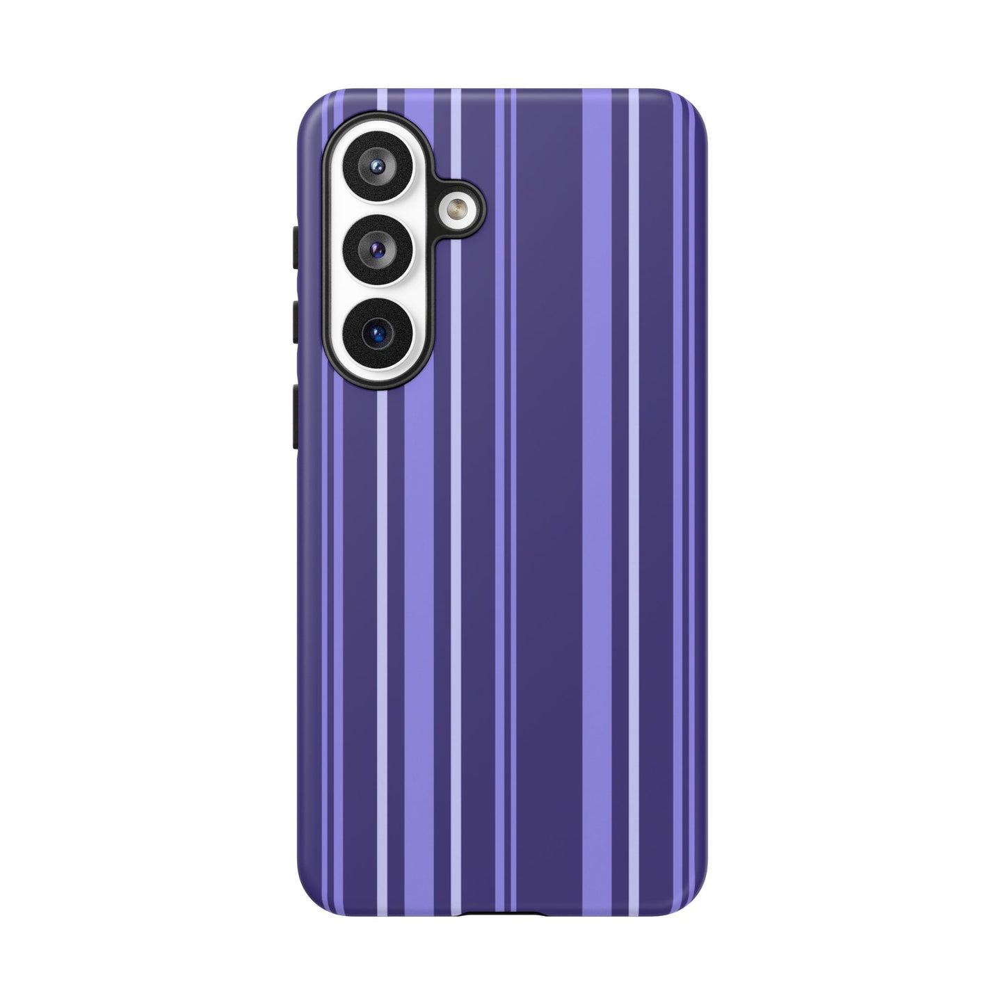 Berry Violet Stripe Tough Phone Case