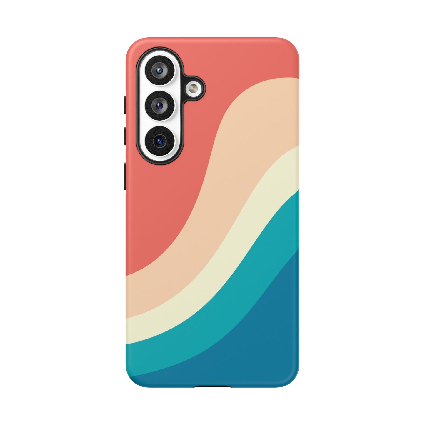 Retro Sunset Wave Tough Phone Case