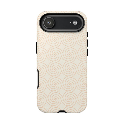Soft Sand Spiral Tough Phone Case