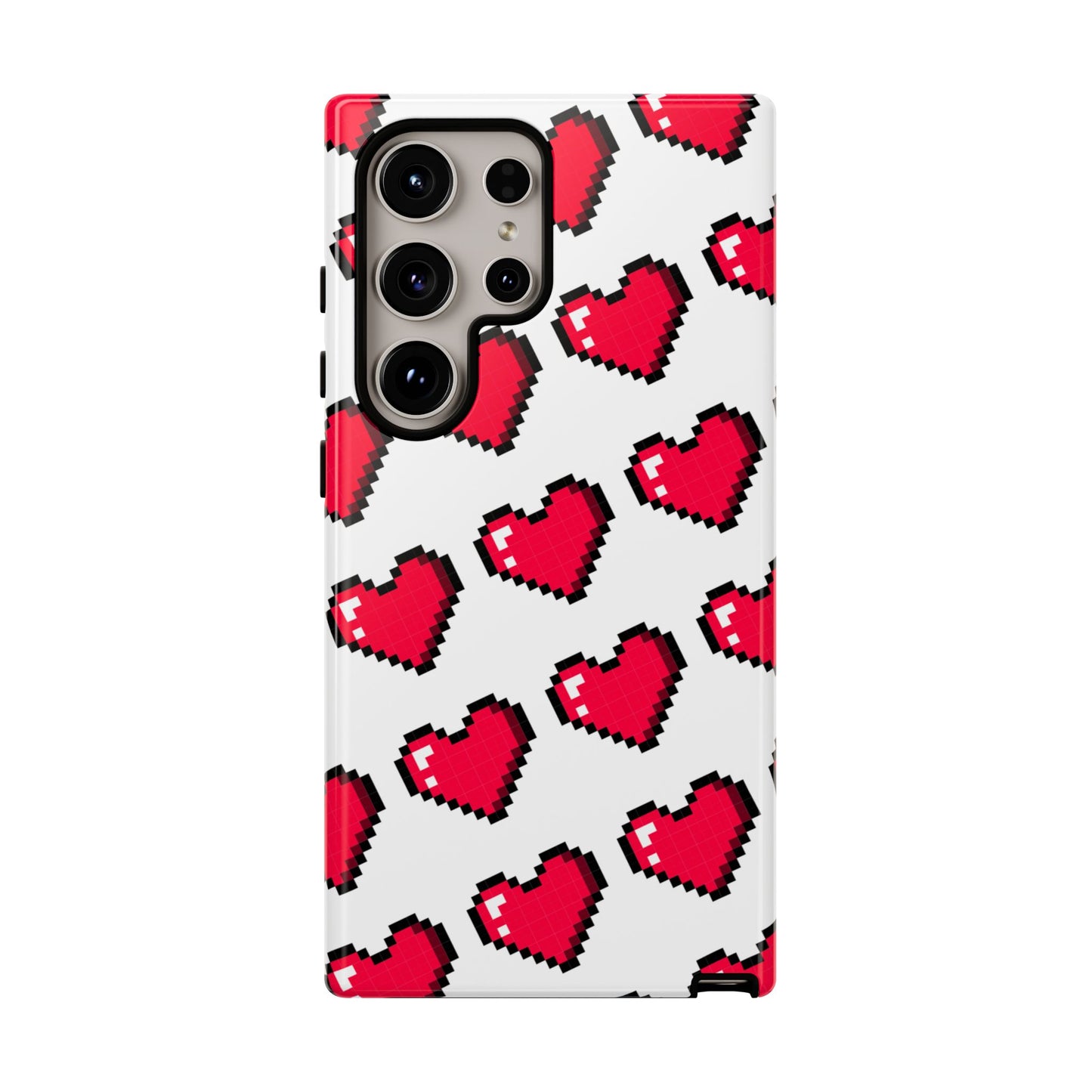 Pixel Heart Tough Phone Case