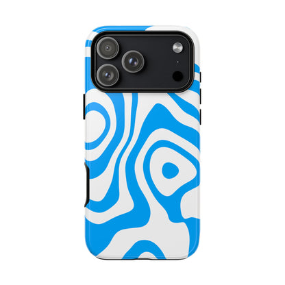 Blue Contour Tough Phone Case
