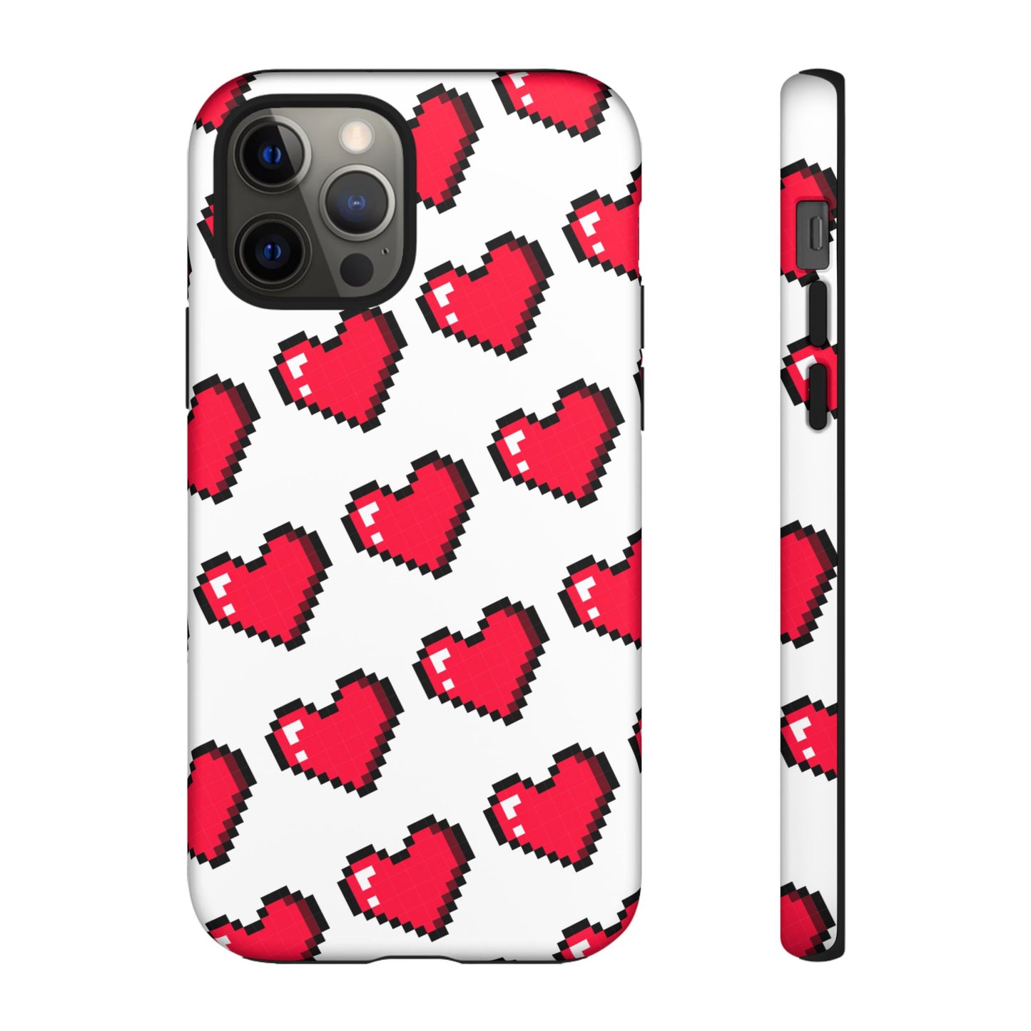 Pixel Heart Tough Phone Case