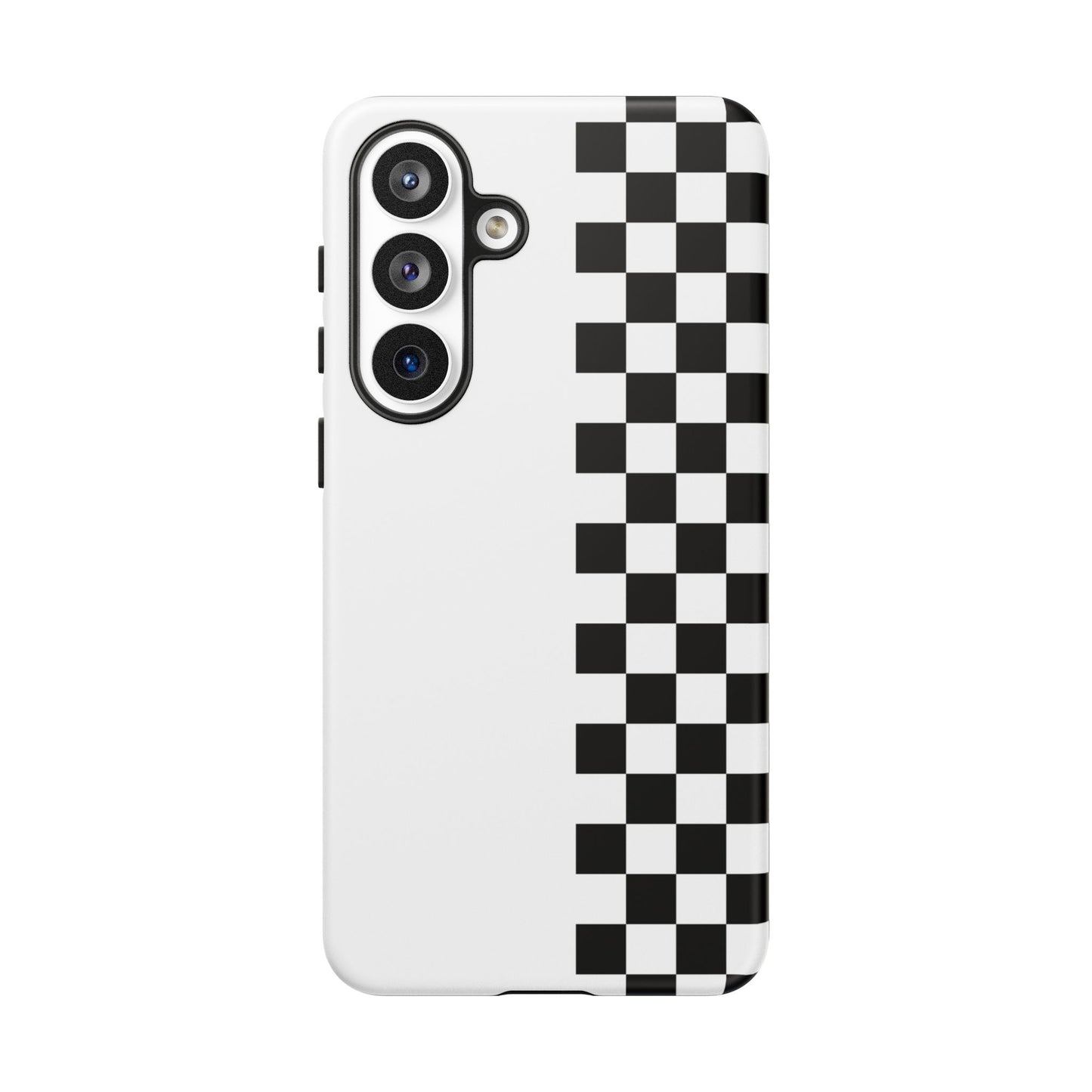 Checker Stripe Tough Phone Case