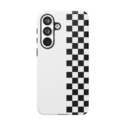 Checker Stripe Tough Phone Case