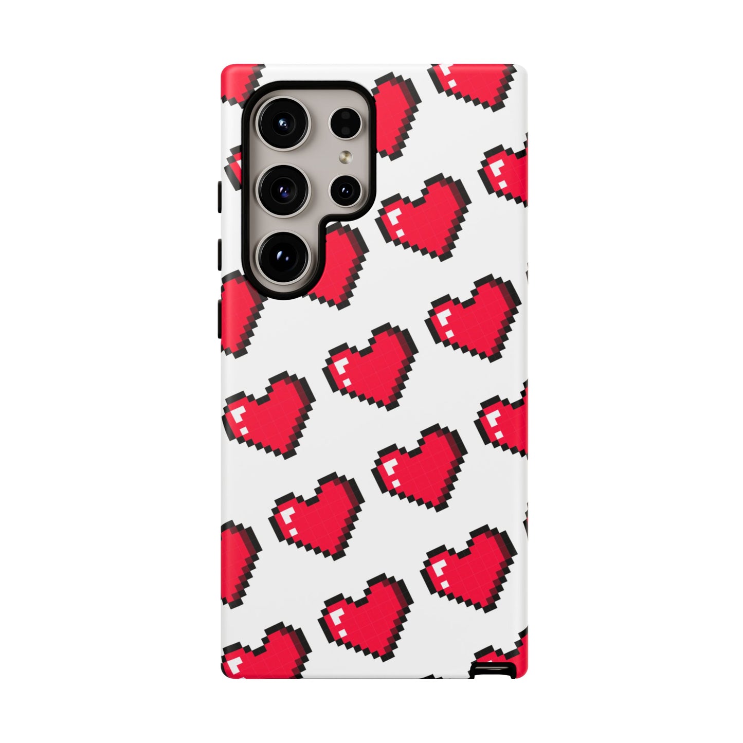 Pixel Heart Tough Phone Case