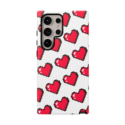 Pixel Heart Tough Phone Case