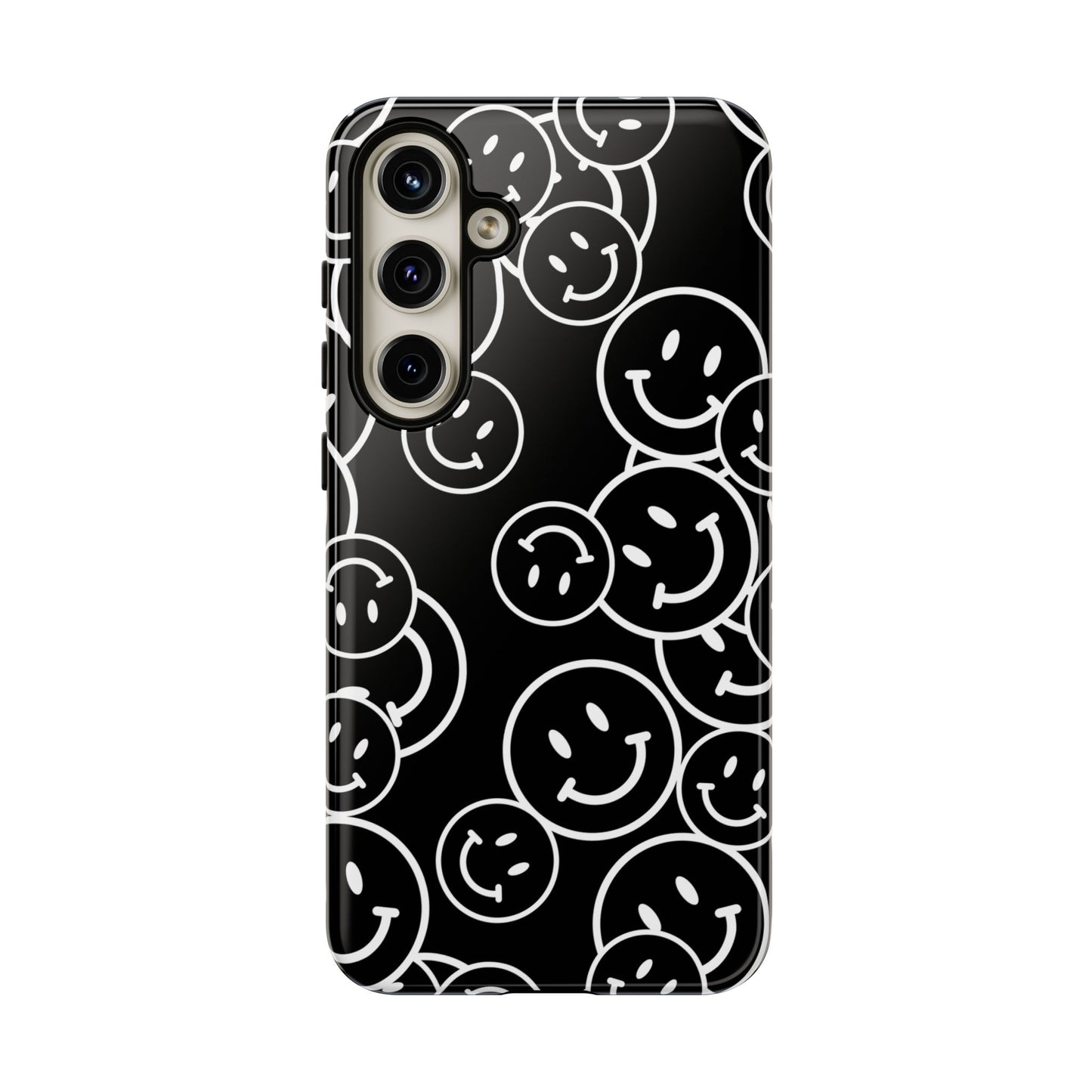 Happy Face Pattern Tough Phone Case