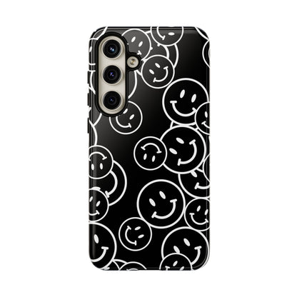 Happy Face Pattern Tough Phone Case