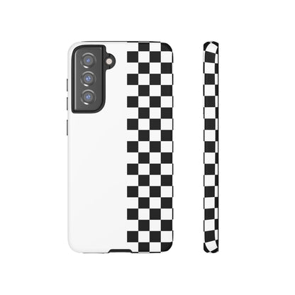 Checker Stripe Tough Phone Case