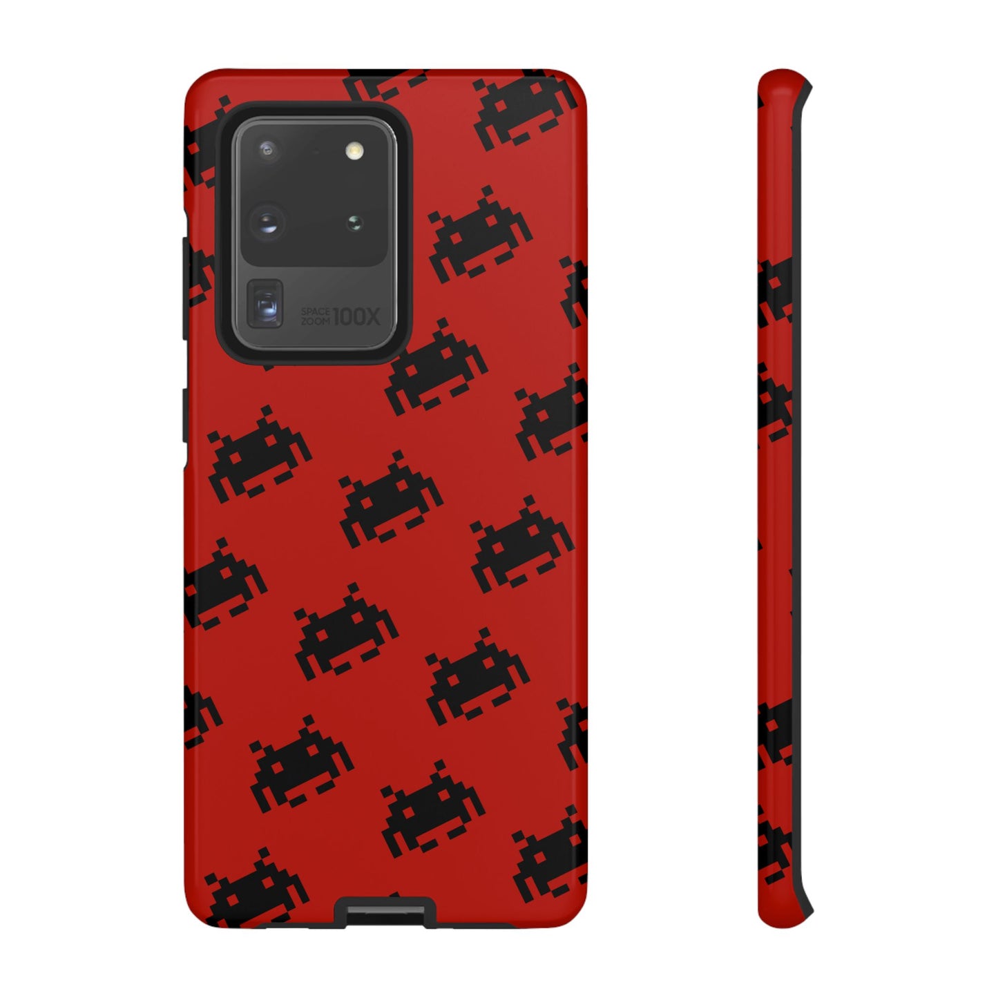 Red Pixel Alien Tough Phone Case