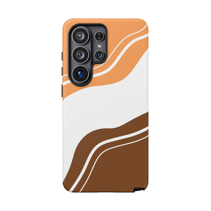 Caramel Cream Wave Tough Phone Case