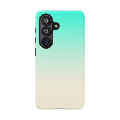 Aqua Cream Gradient Tough Phone Case