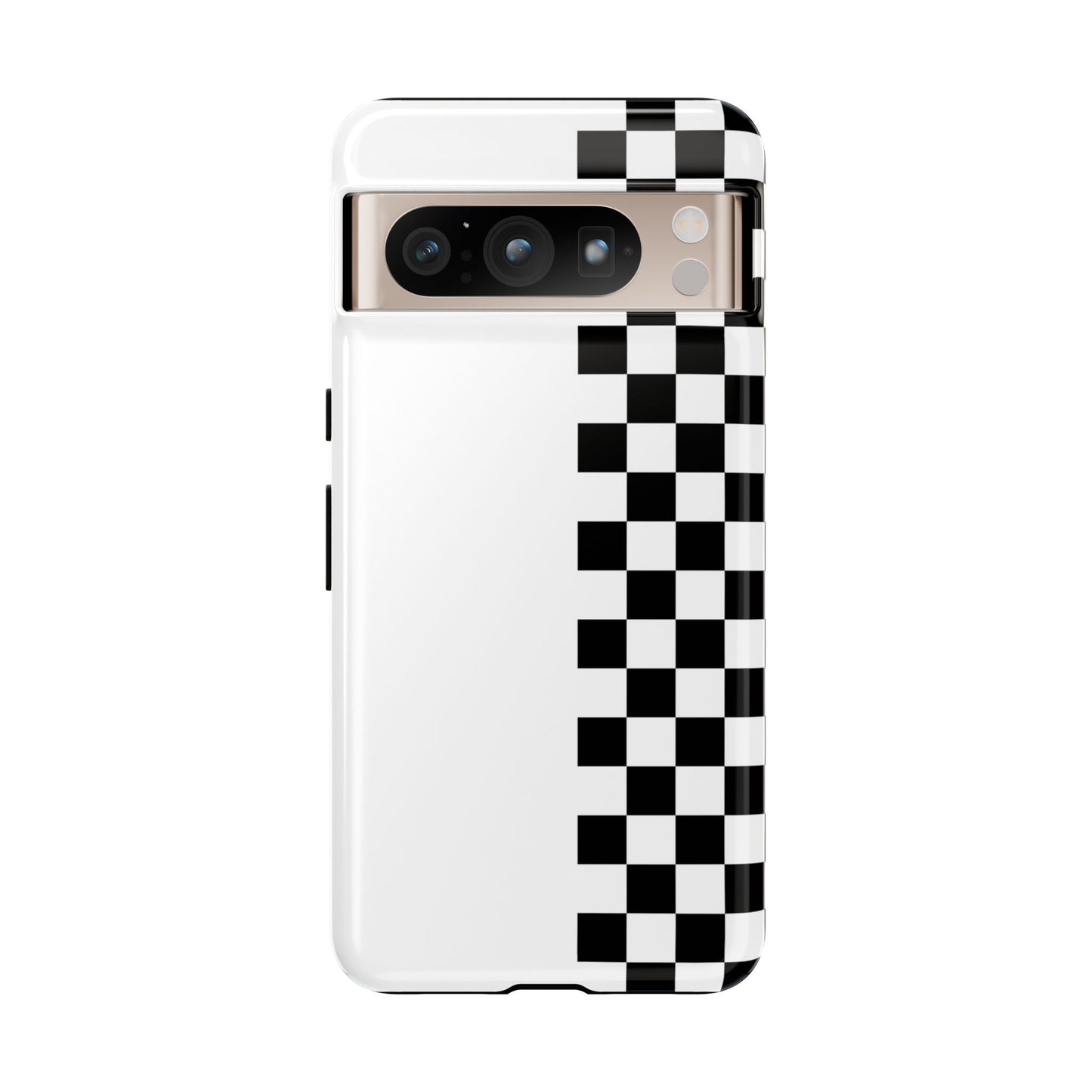 Checker Stripe Tough Phone Case