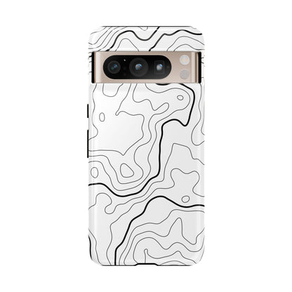 Minimal Topographic Tough Phone Case