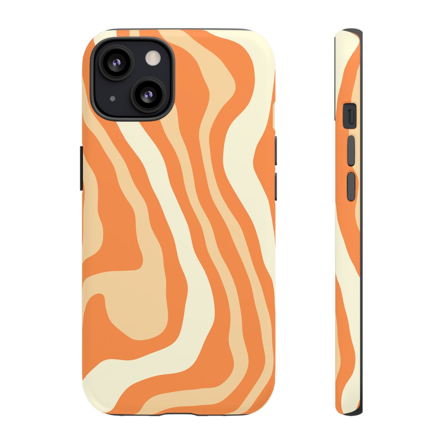 Peach Cream Swirl Tough Phone Case