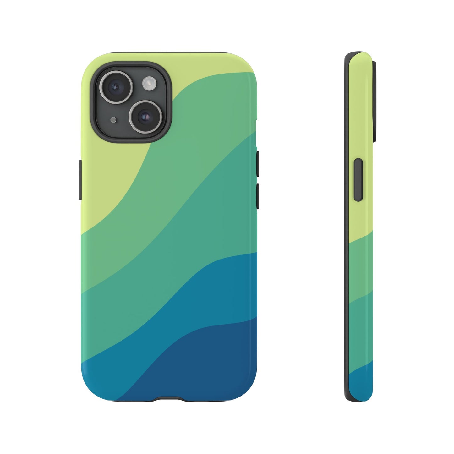 Coastal Green Wave Tough Phone Case
