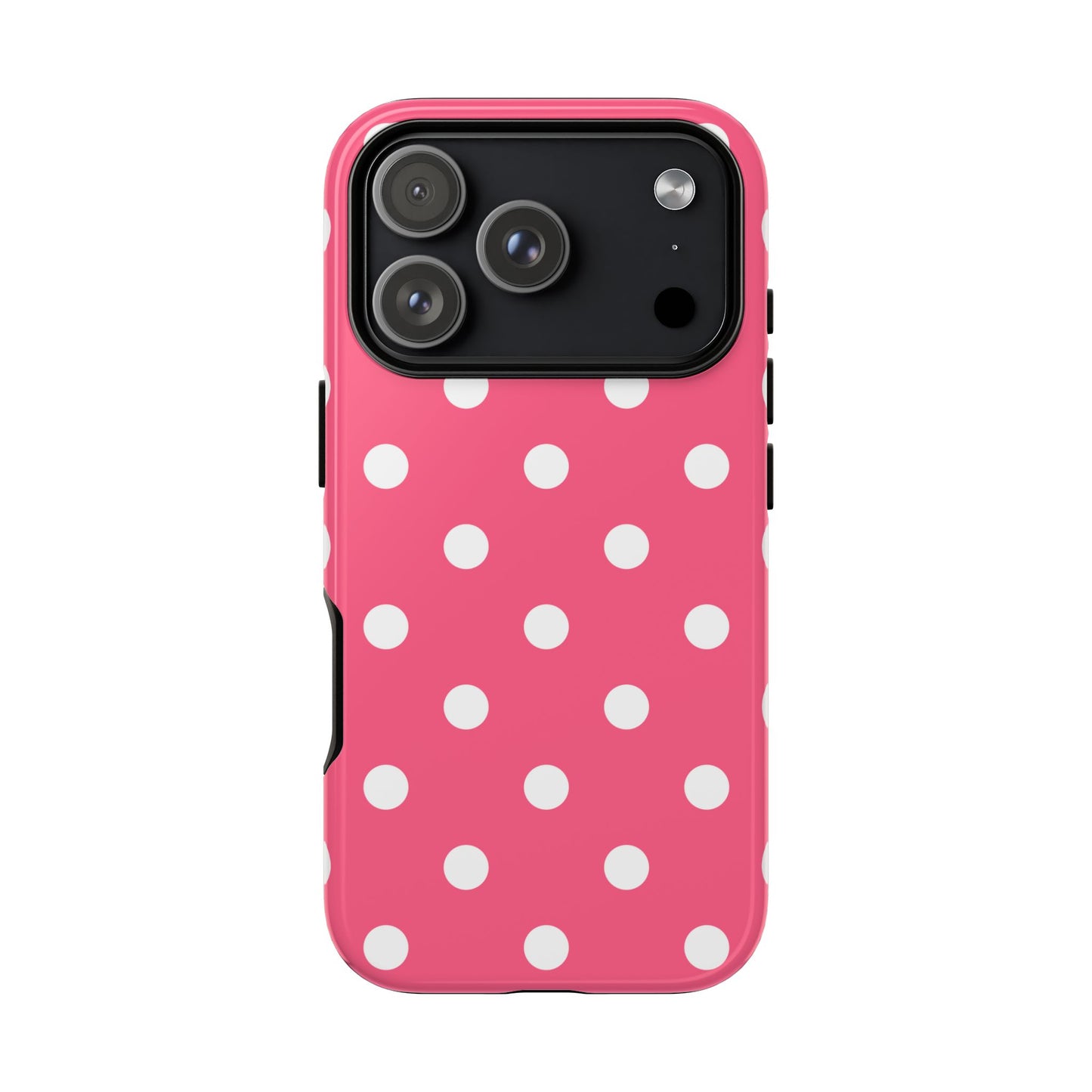 Bubblegum Pink Polka Dot Tough Phone Case