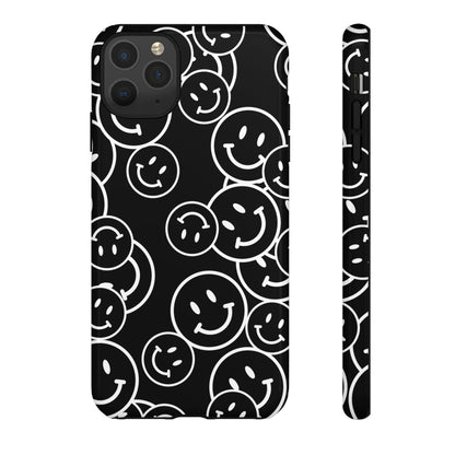 Happy Face Pattern Tough Phone Case