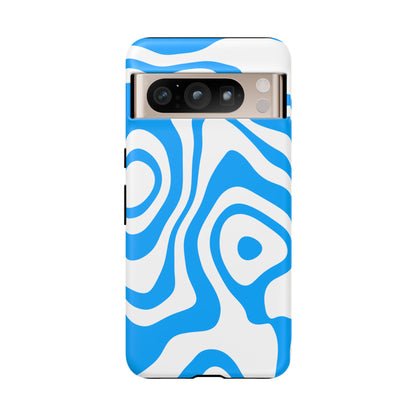 Blue Contour Tough Phone Case