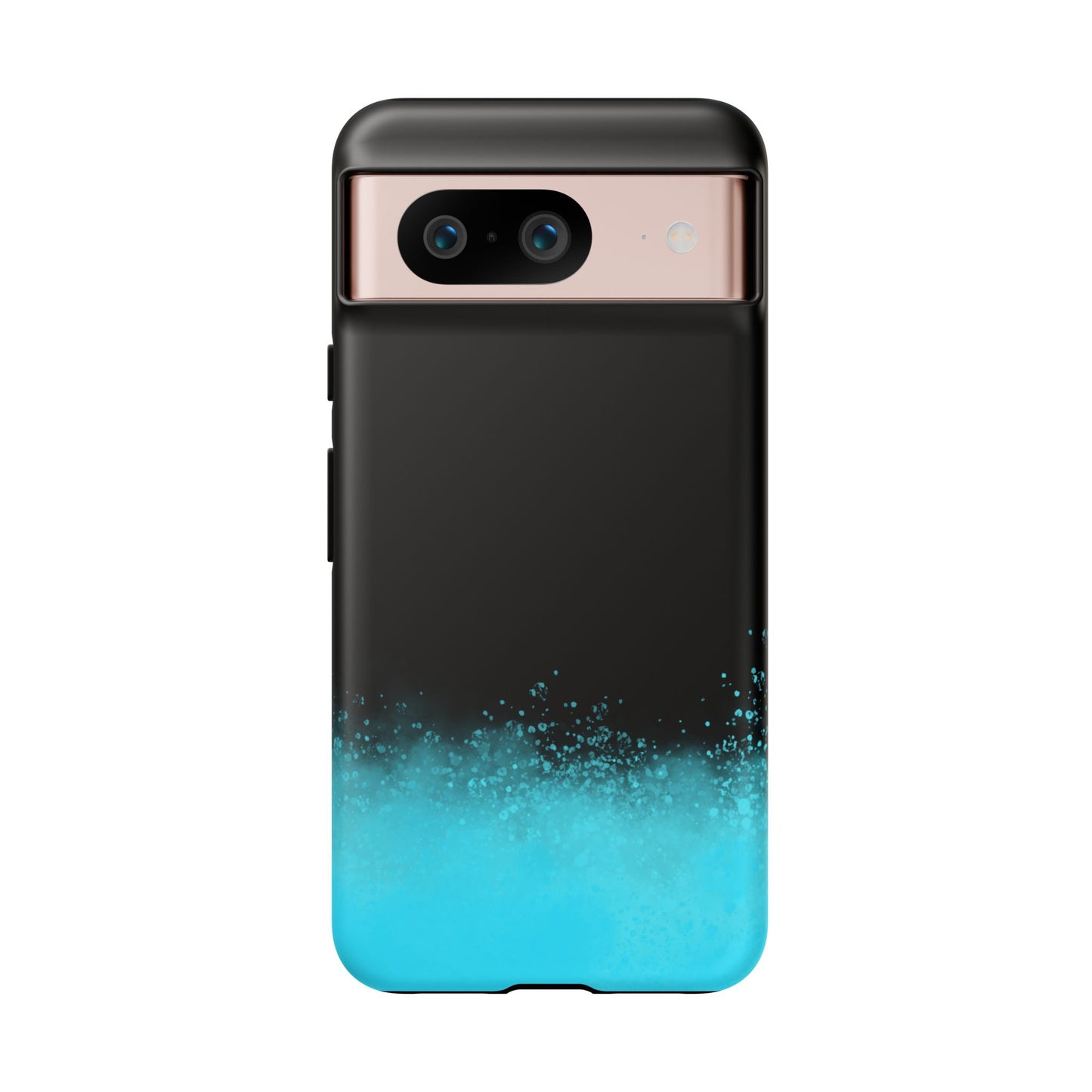 Black Aqua Splash Tough Phone Case