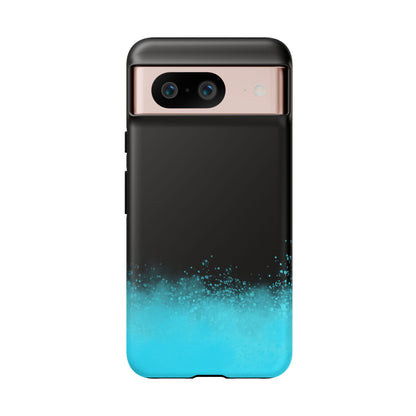 Black Aqua Splash Tough Phone Case
