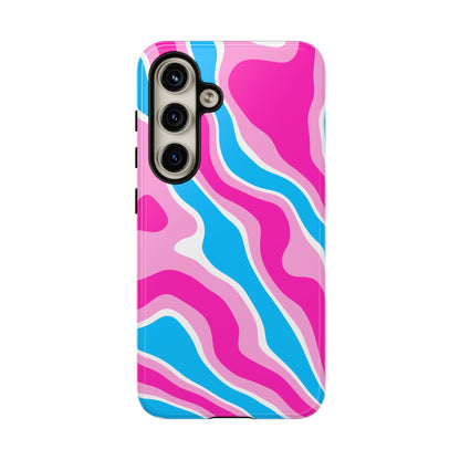 Candy Aqua Wave Tough Phone Case