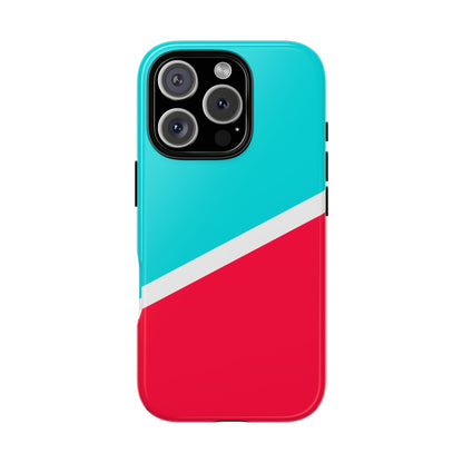 Aqua Pop Colorblock Tough Phone Case