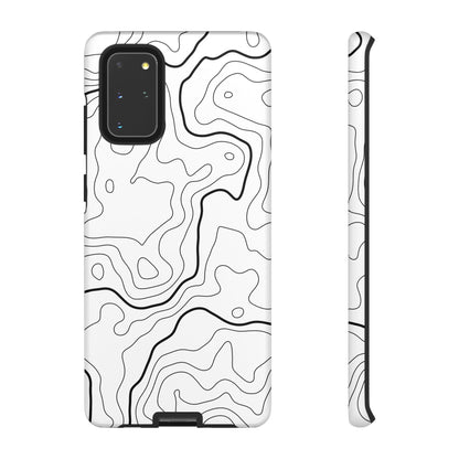 Minimal Topographic Tough Phone Case