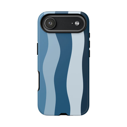 Blue Tide Wave Tough Phone Case