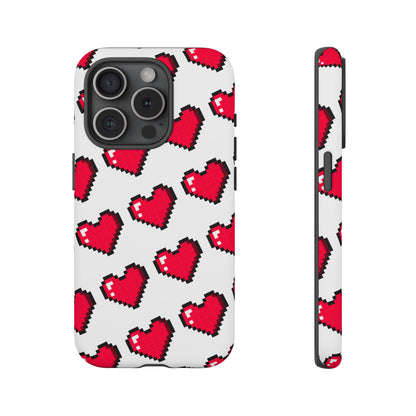 Pixel Heart Tough Phone Case