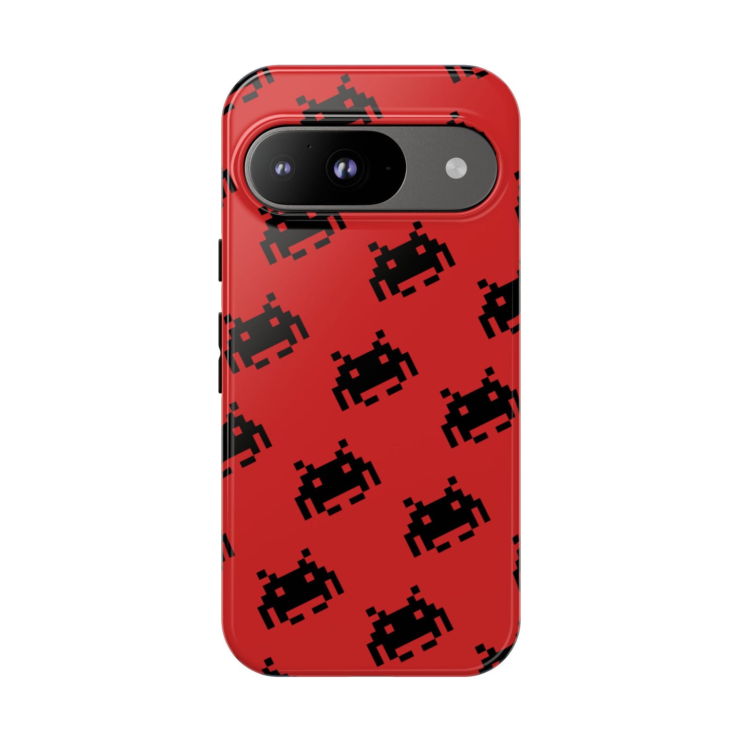Red Pixel Alien Tough Phone Case