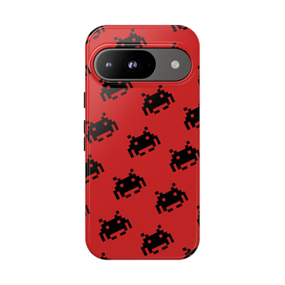 Red Pixel Alien Tough Phone Case
