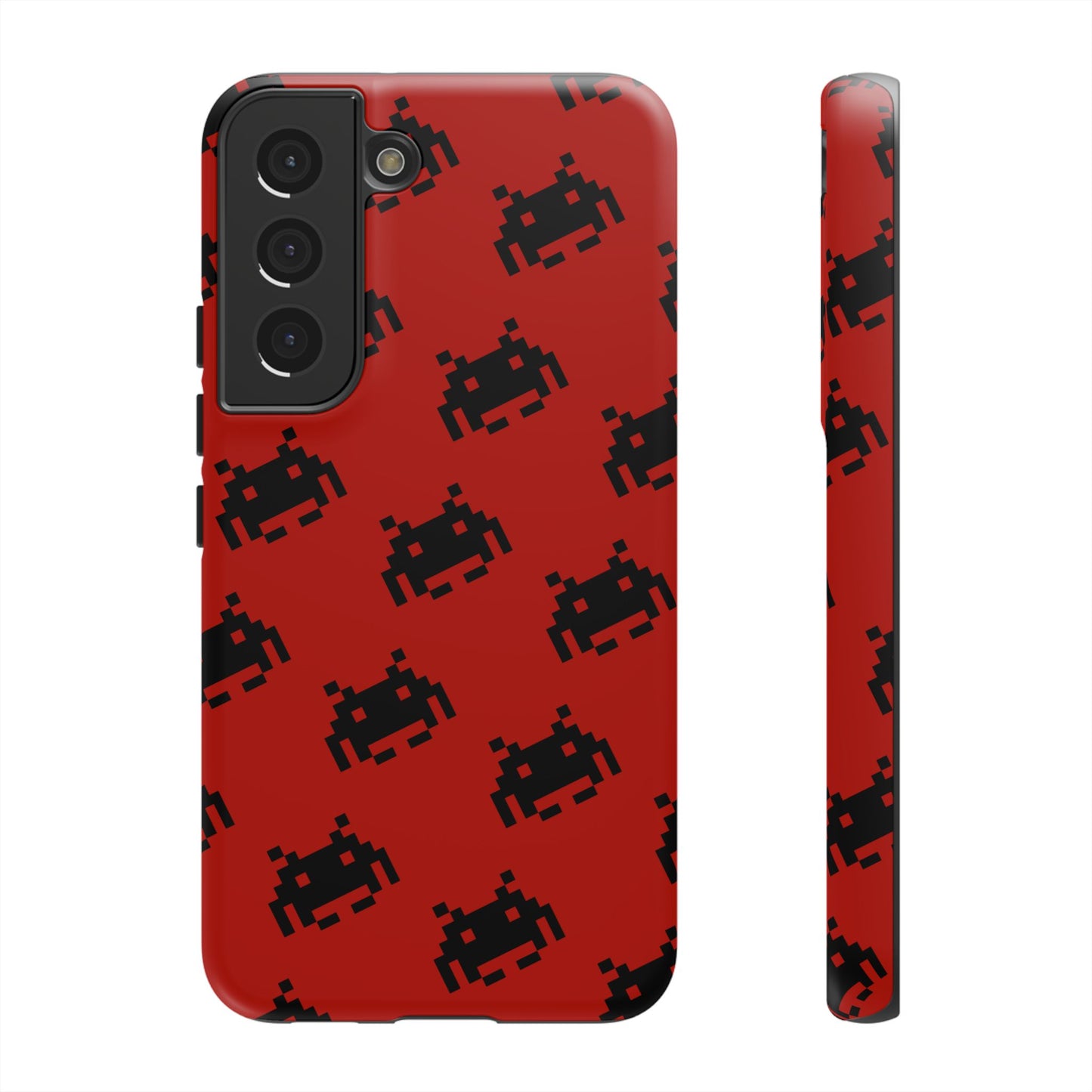 Red Pixel Alien Tough Phone Case