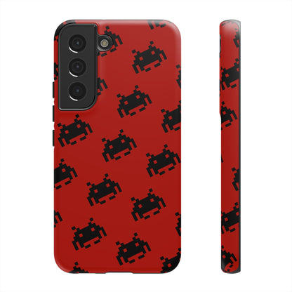 Red Pixel Alien Tough Phone Case