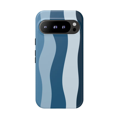 Blue Tide Wave Tough Phone Case