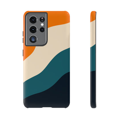 Blue Tide Wave Tough Phone Case