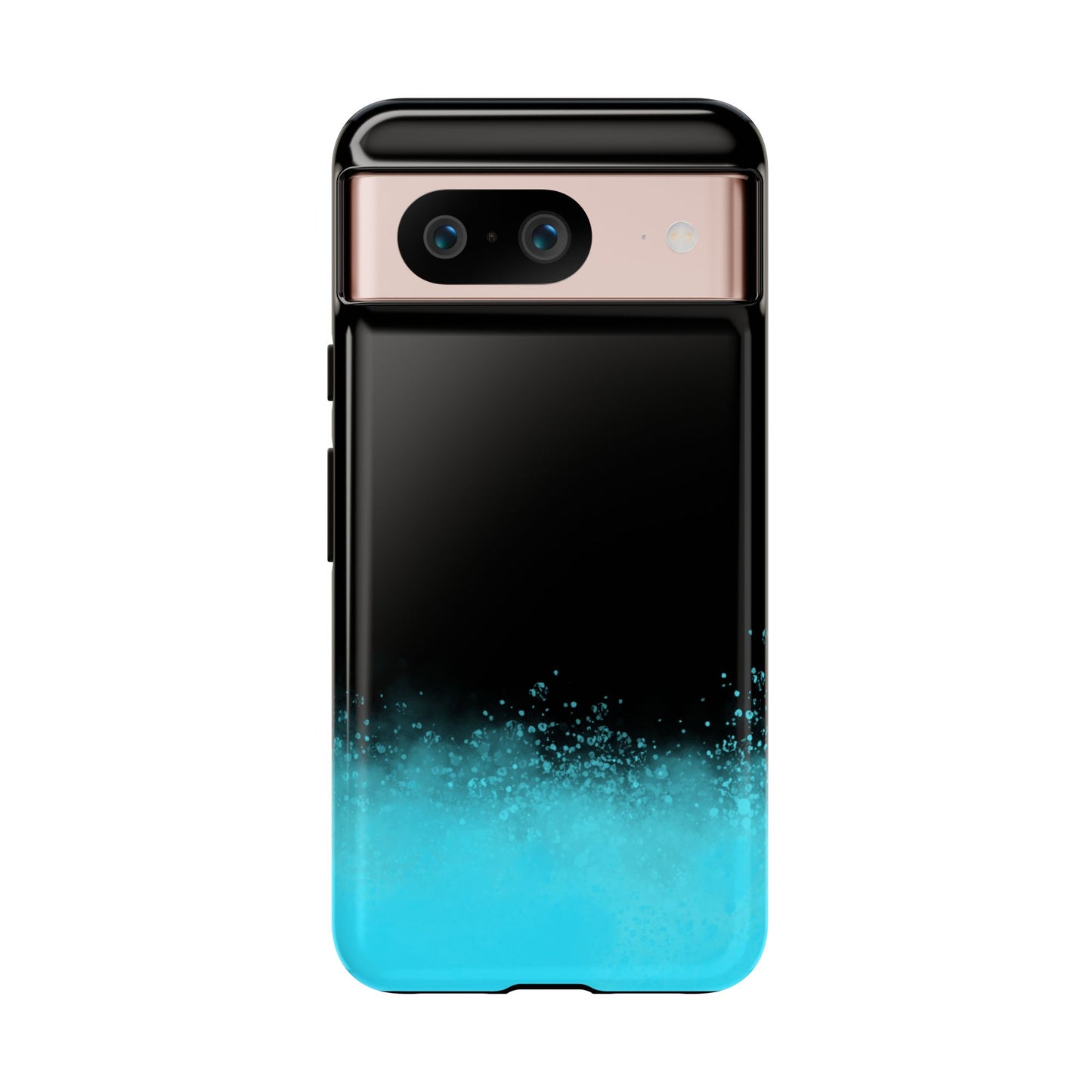Black Aqua Splash Tough Phone Case