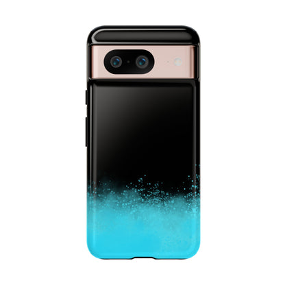 Black Aqua Splash Tough Phone Case