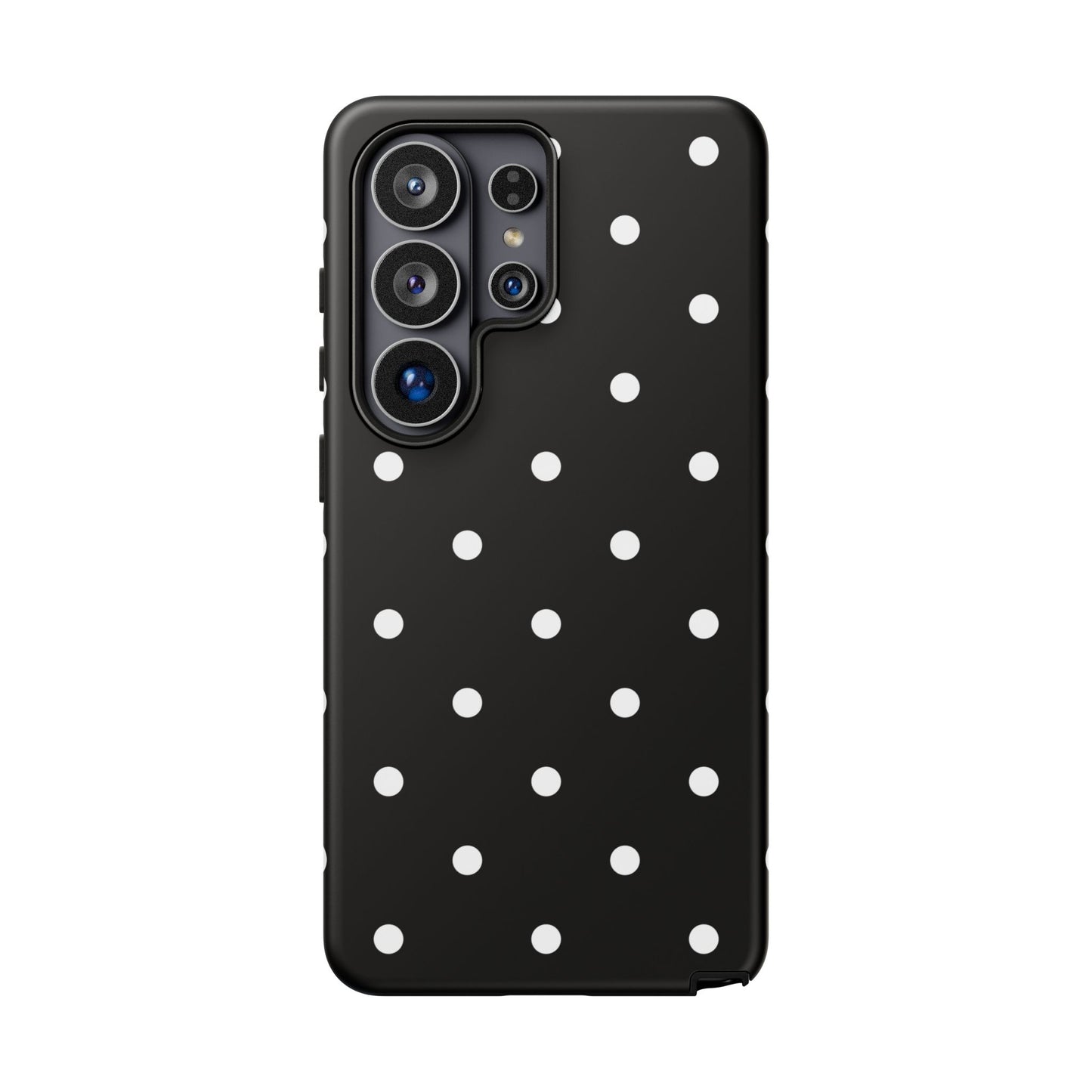 Black Polka Dot Tough Phone Case