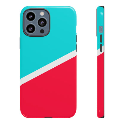 Aqua Pop Colorblock Tough Phone Case