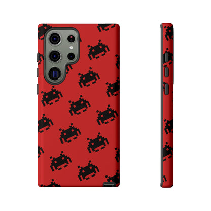 Red Pixel Alien Tough Phone Case