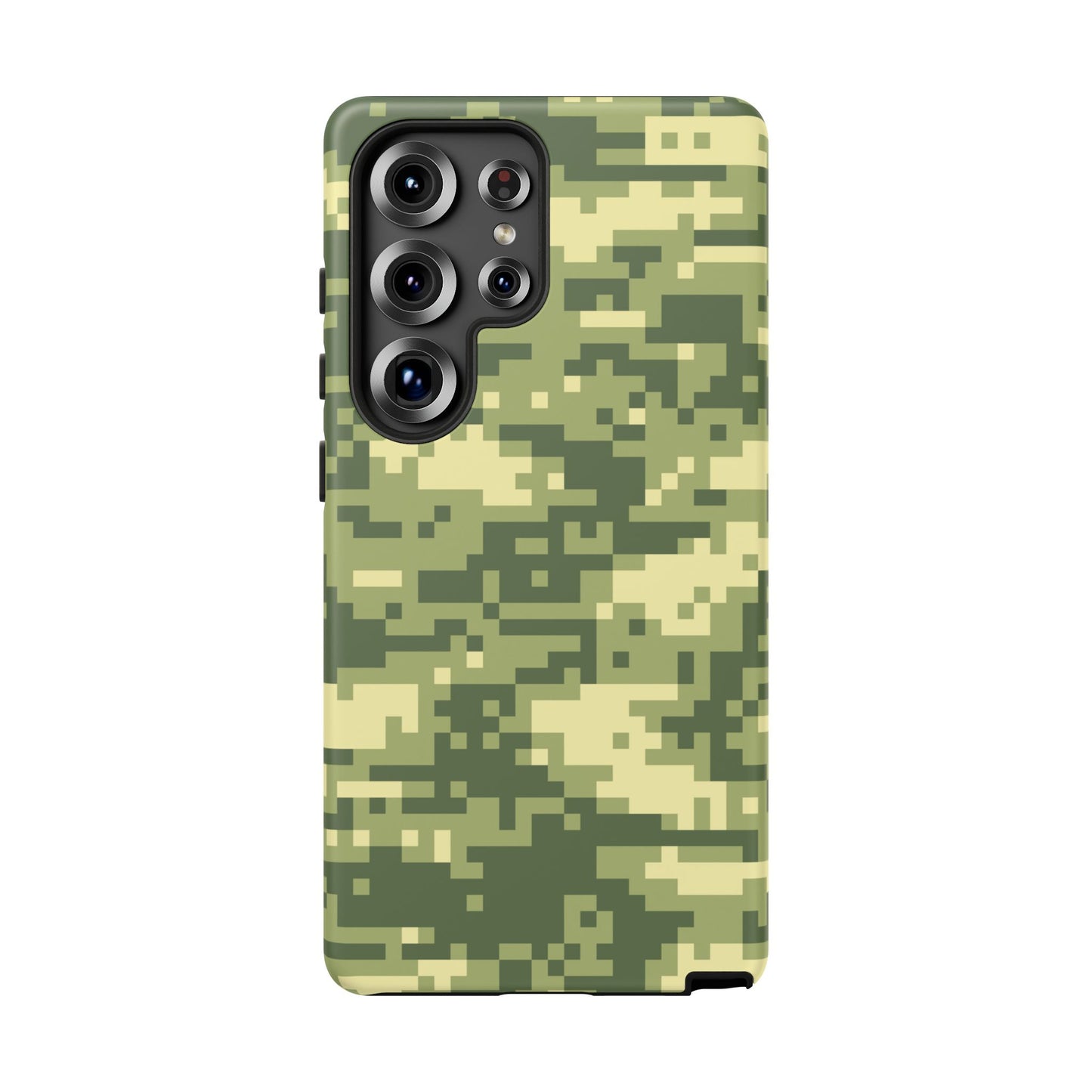 Olive Pixel Camo Tough Phone Case