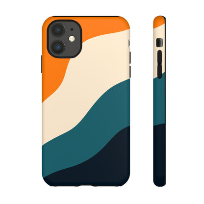 Blue Tide Wave Tough Phone Case