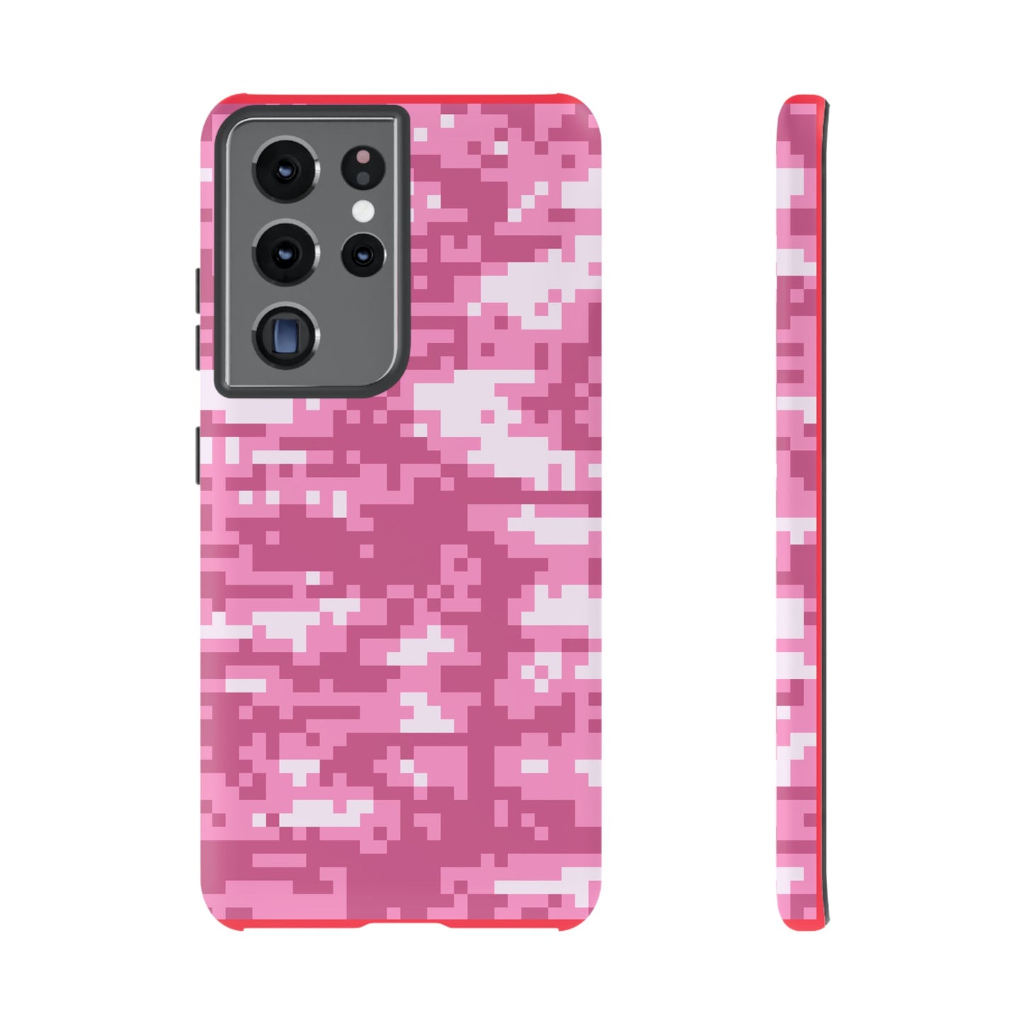 Pink pixel Camo Design Tough Phone Case