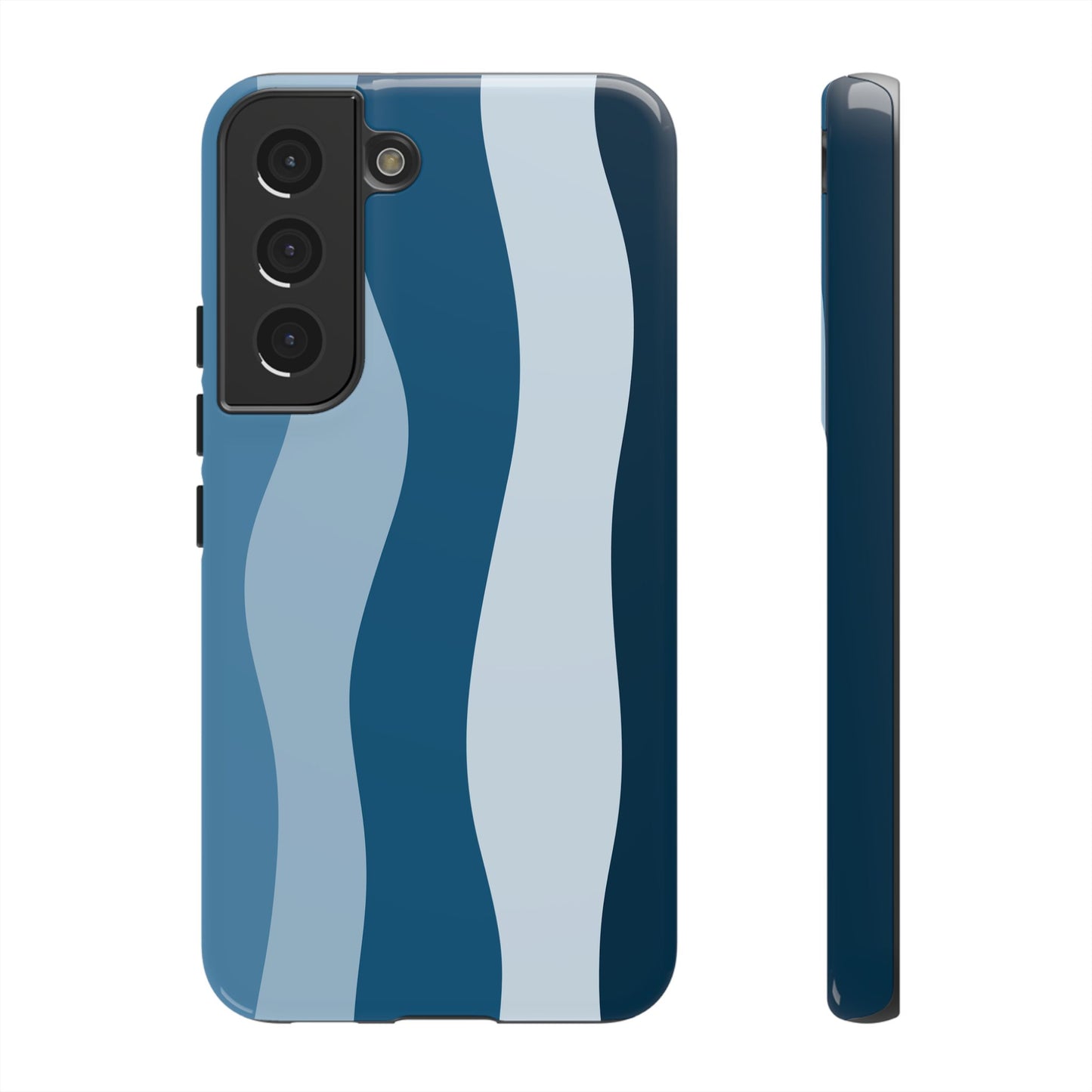 Blue Tide Wave Tough Phone Case